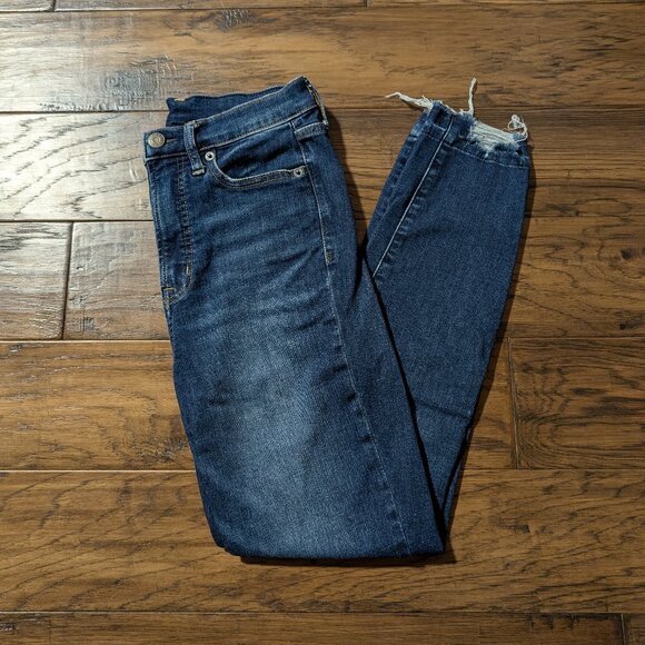 Gap True Skinny Ankle Sky High rise jeans size 25, 0 regular - Picture 4 of 14